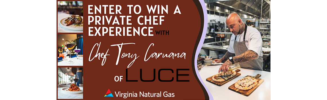 Win a Private Chef Experience with Tony of Luce